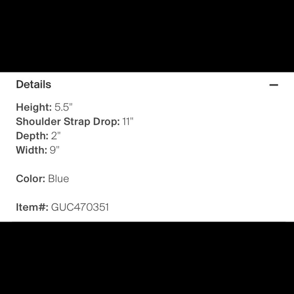 Gucci Parisian Blue Satin Chain Mini Bag - Picture 7 of 7